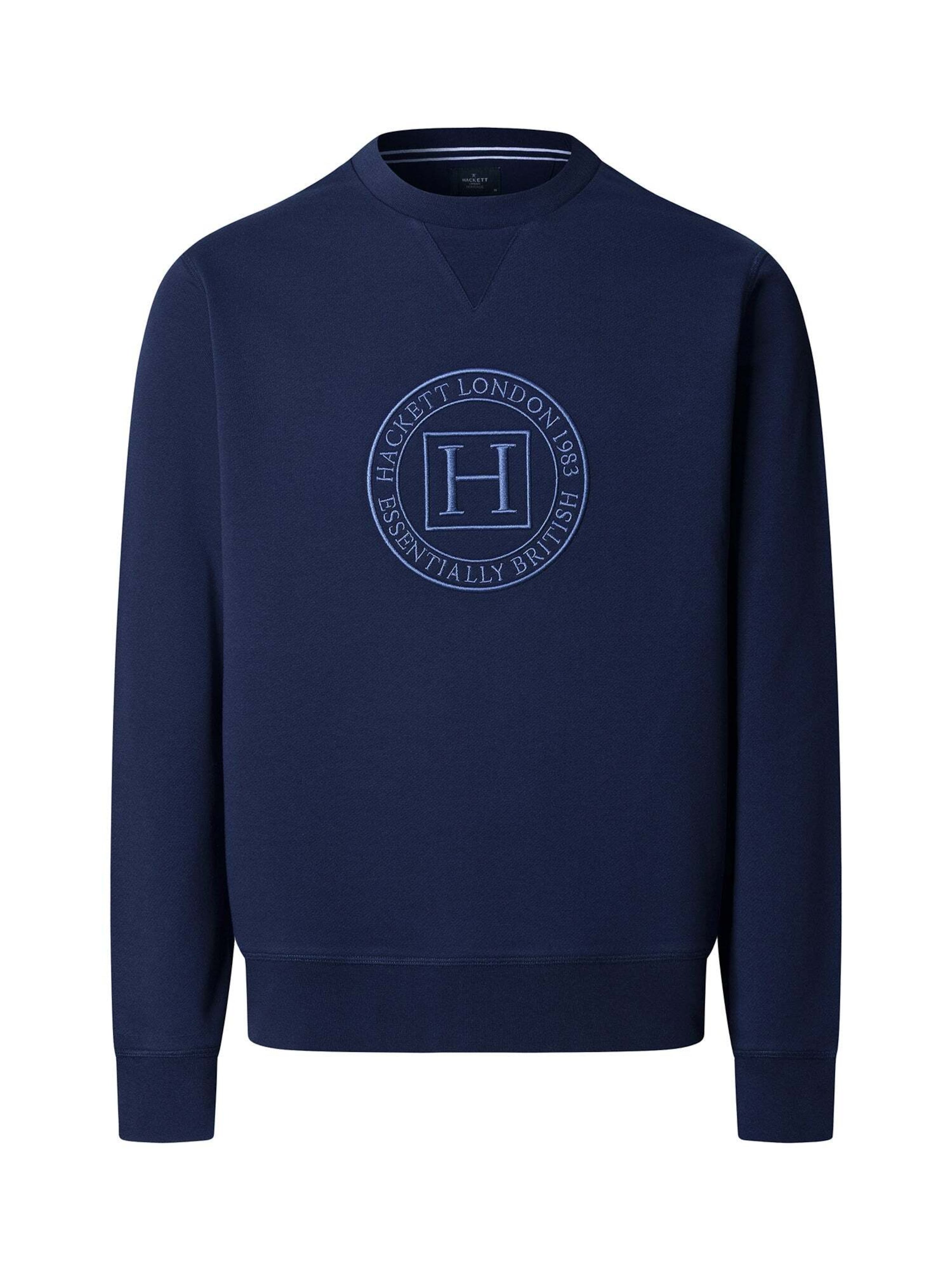 Pull-over Hackett London en bleu : devant