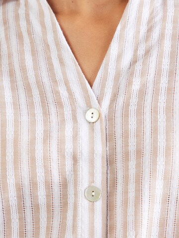 VERO MODA - Blusa 'VMOLLIE' em castanho