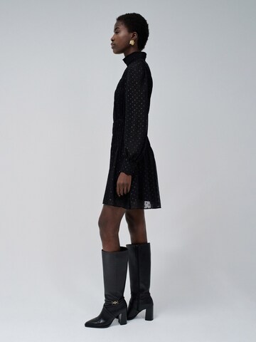 Salsa Jeans Dress 'Glanzeffekt' in Black