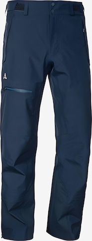 Schöffel - Calças outdoor 'Cimerlo' em azul: frente