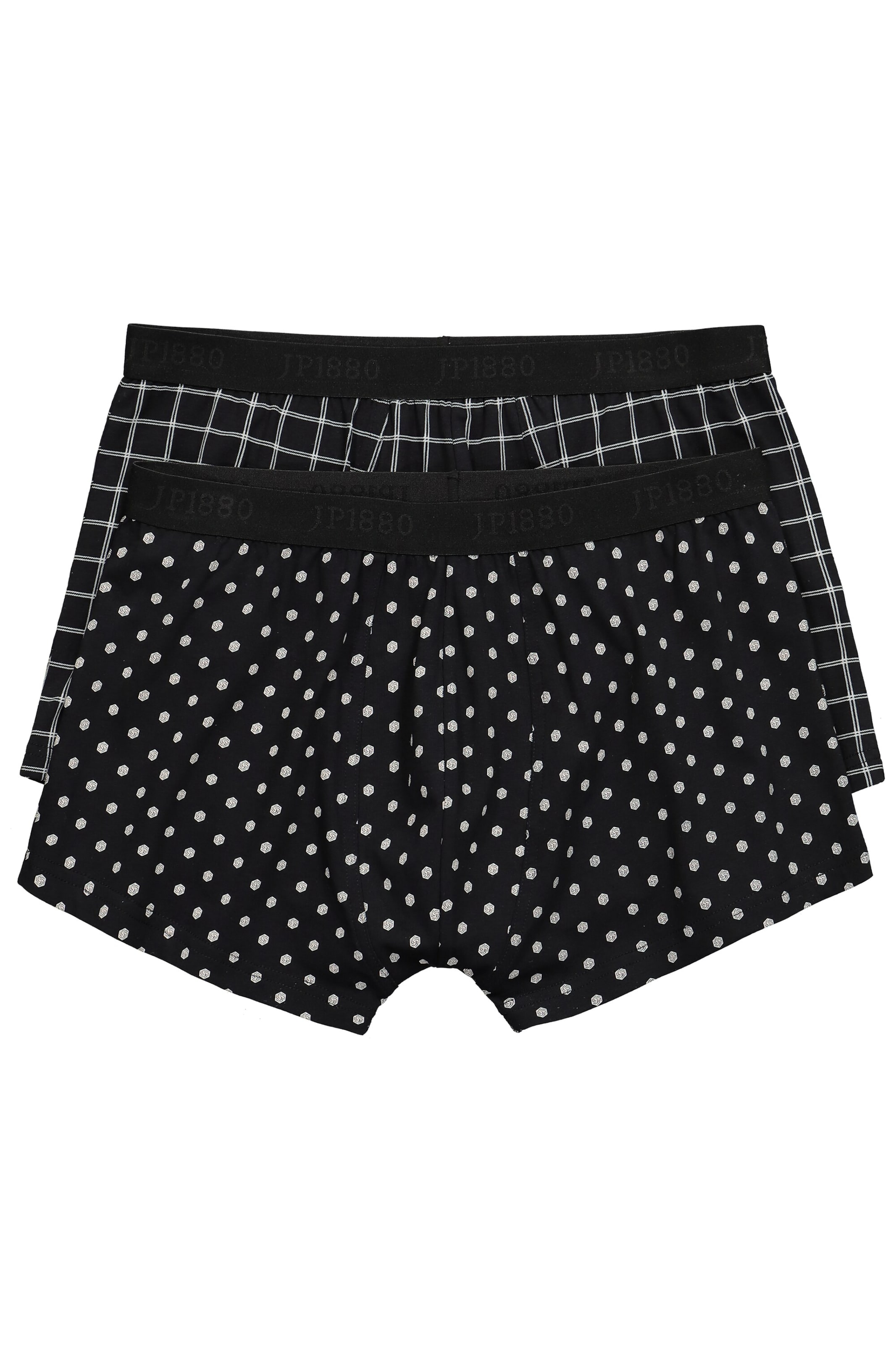 JP1880 Boxershorts in Schwarz: Vorderseite