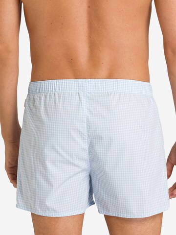 Hanro Boxershorts 'Fancy Woven' in Blauw