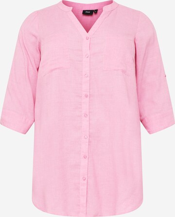 Camicia da donna di Zizzi in rosa: frontale