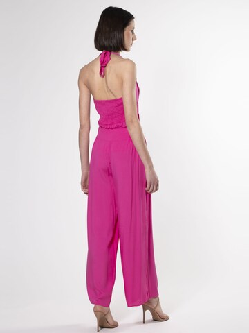 Influencer - Pierna ancha Pantalón en rosa