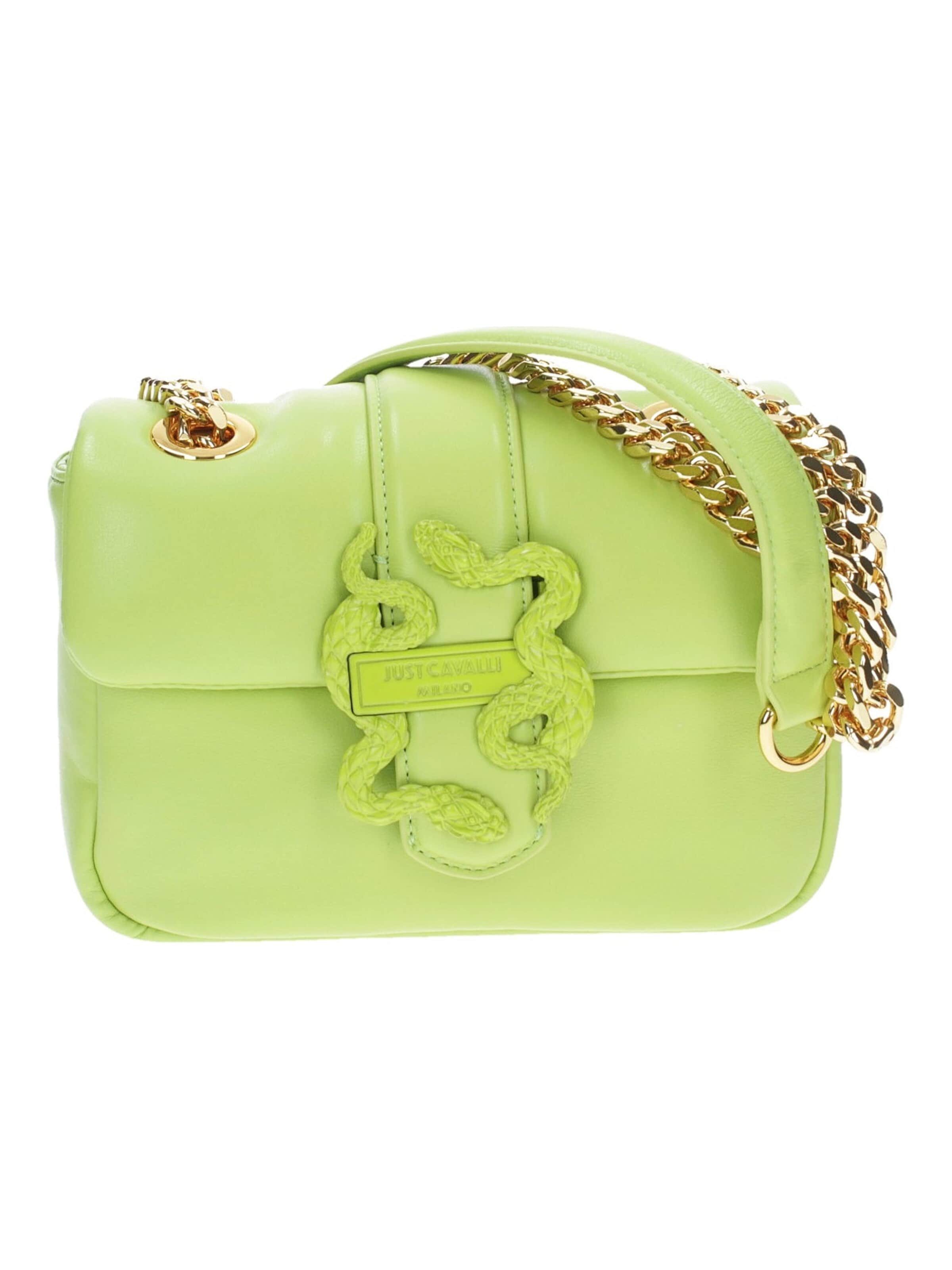 Borsa a mano in One Size Just Cavalli di colore lime, Visualizzazione prodotti