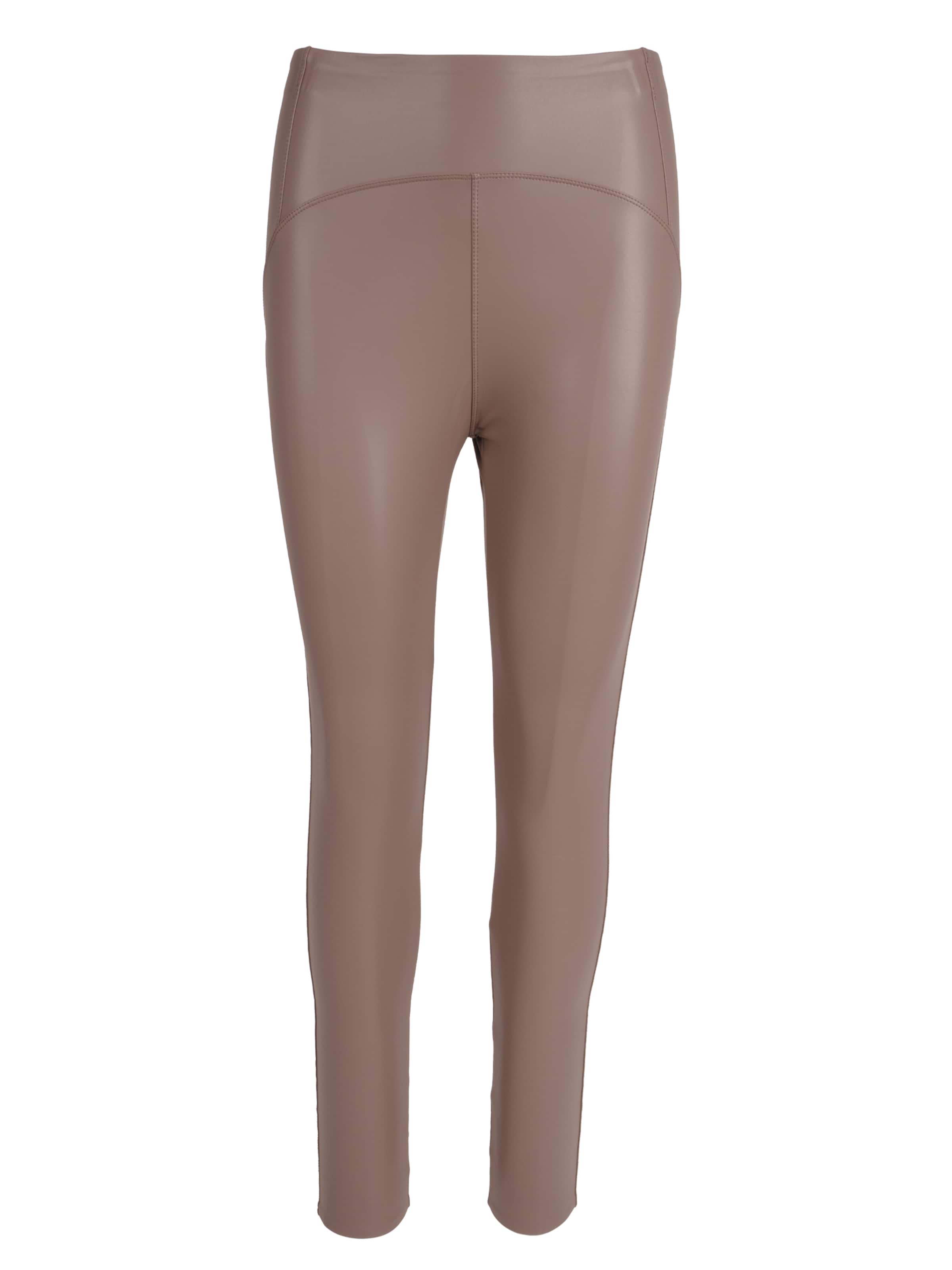 Seasons of April Skinny Leggings 'Rachel' in Bruin: voorkant