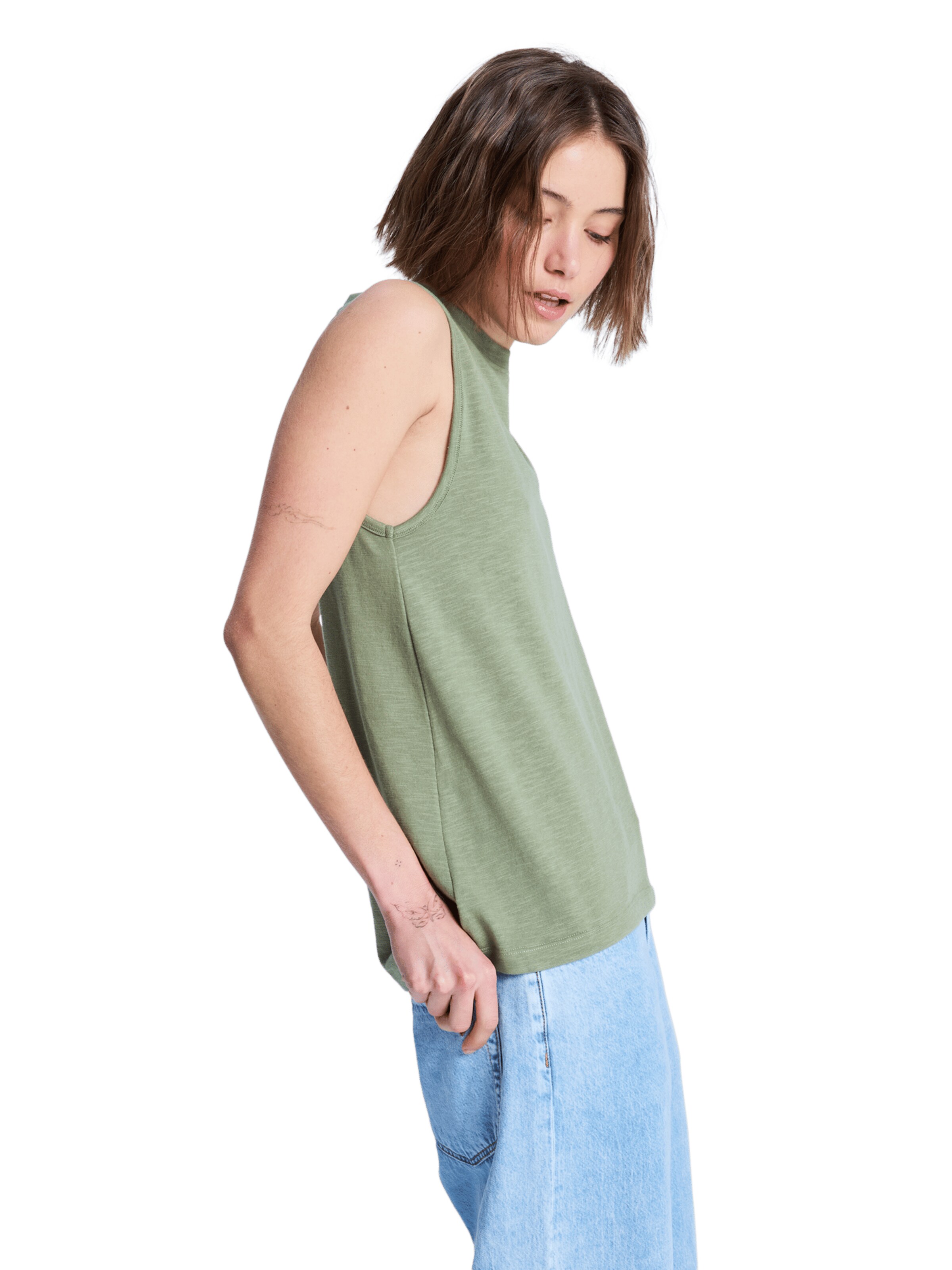 ROXY Top 'Better Days' in Green