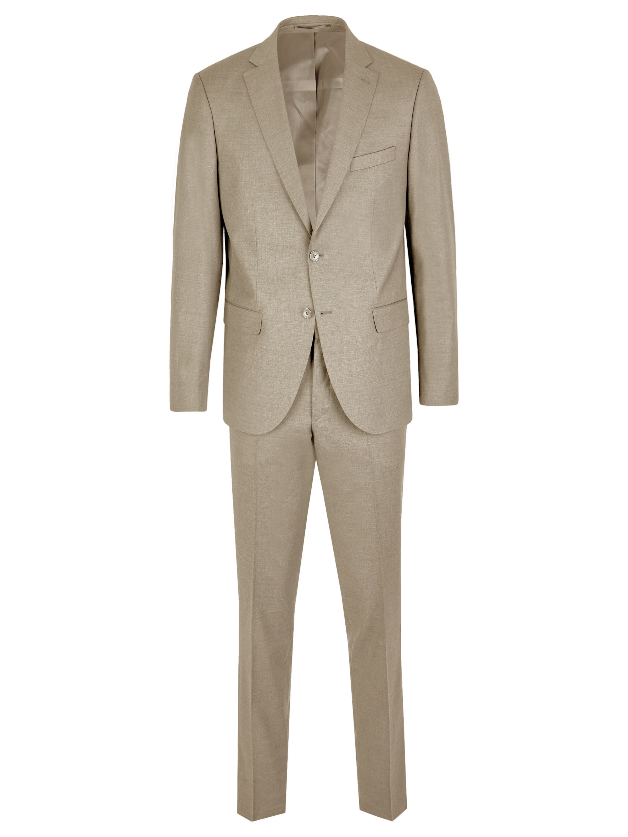 Regular Costume Steffen Klein en beige : devant