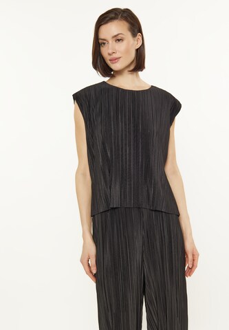 usha WHITE LABEL Блузка 'Everyday Fashion' в Черный: спереди