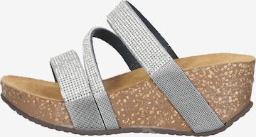 SCAPA Mules in Silver