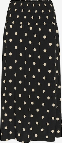 SAINT TROPEZ - Falda 'Gisla' en negro: frente
