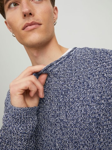 JACK & JONES Sweter 'Phil' w kolorze niebieski