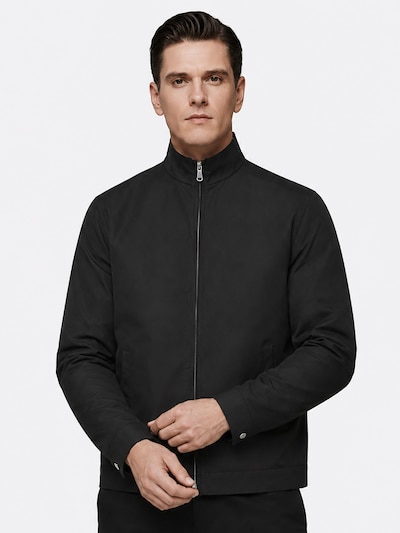 ALLTHEMEN Übergangsjacke 'Windstille'‌‌‌‌‌‌ in S in schwarz, Produktansicht