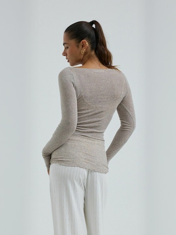 T-shirt Seamless Basic en gris
