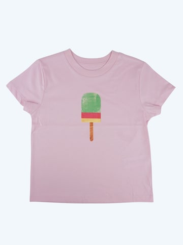 MelaDi Shirt 'Eis am Stiel' in Pink: front