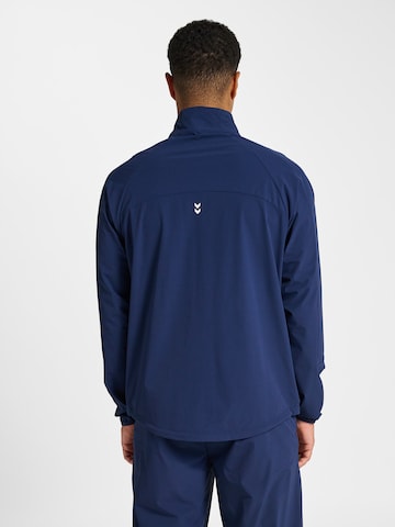 Hummel Sportsweatshirt in Blauw