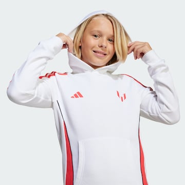ADIDAS PERFORMANCE Sports sweatshirt 'Messi' in White