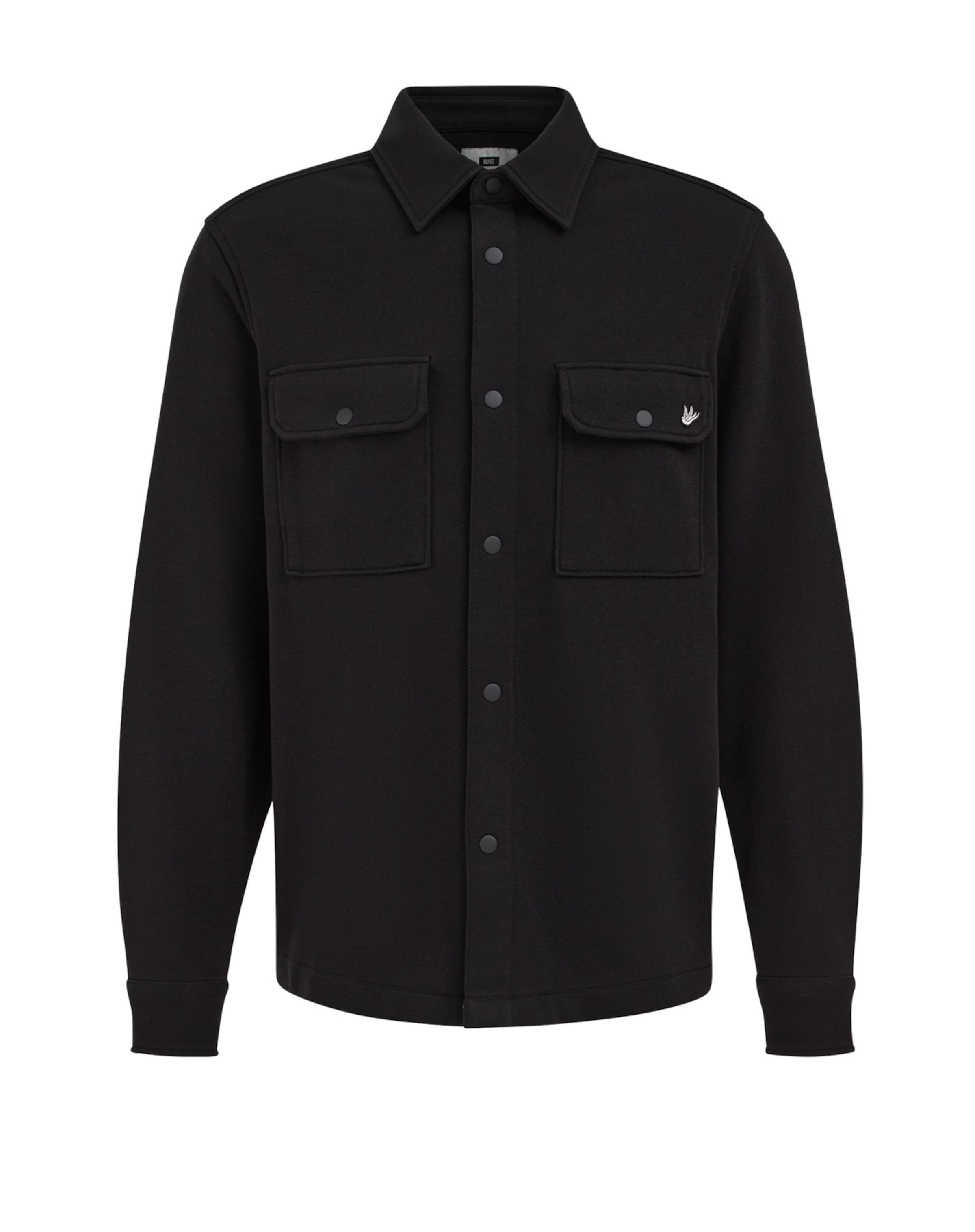 Geacă de primăvară-toamnă de la WE Fashion pe negru: față