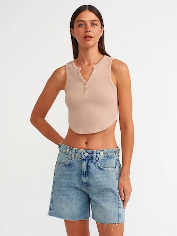 Dilvin Blouse in Beige