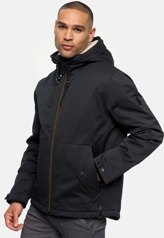 Veste d’hiver ' Kylian ' INDICODE JEANS en noir