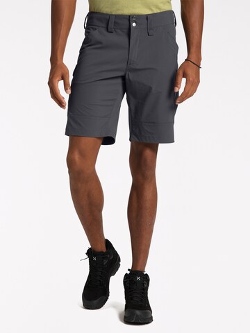 Haglöfs Regular Outdoor Pants 'Mid Standard' in Grey: front