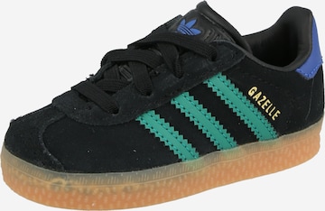 ADIDAS ORIGINALS Sneaker 'GAZELLE' i svart: framsida