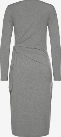 LASCANA Knitted dress in Grey