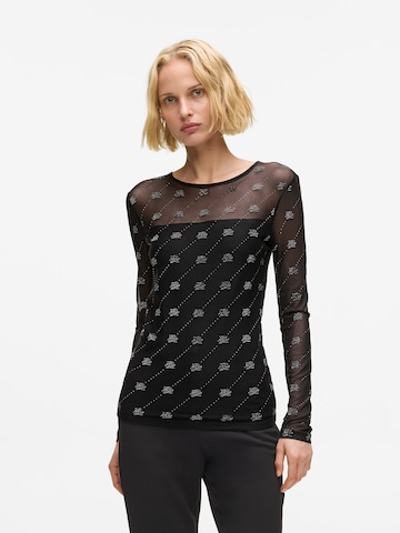 Karl Lagerfeld Koszulka w kolorze czarny: przód