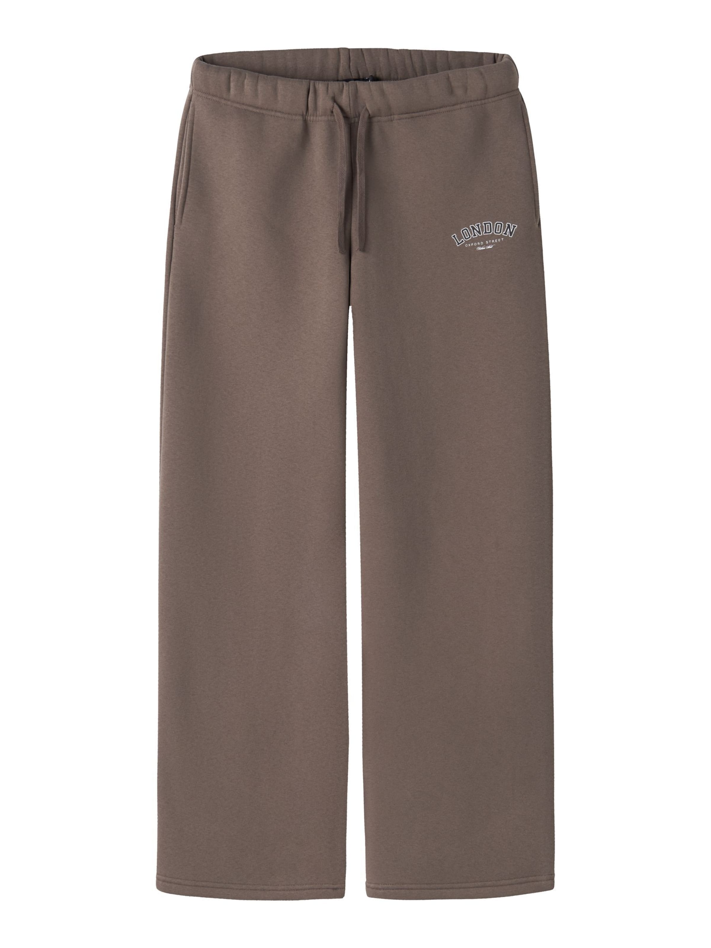 LMTD - Pierna ancha Pantalón en marrón: frente