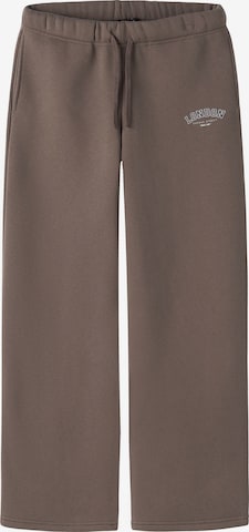 LMTD - Pierna ancha Pantalón en marrón: frente