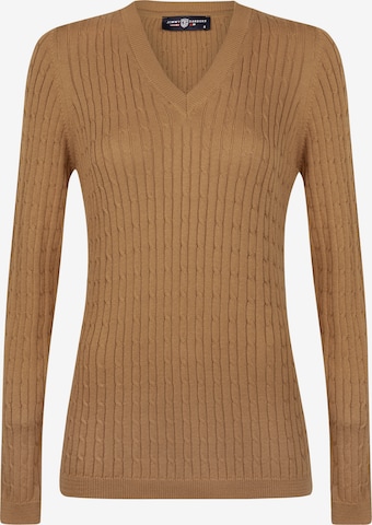 Pull-over Jimmy Sanders en marron : devant