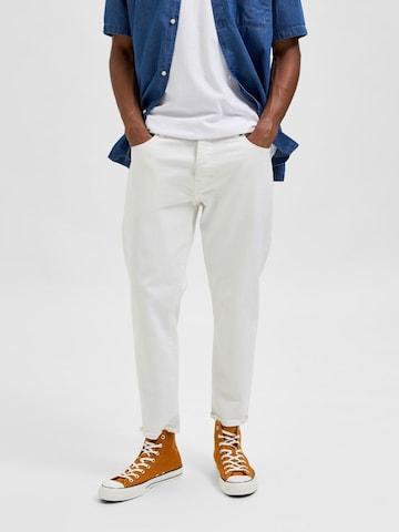 SELECTED HOMME Regular Jeans 'Aldu' in Wit: voorkant