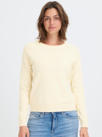 Oxmo Trui ' OXBMMNORA RAGLAN JUMPER ' in Beige