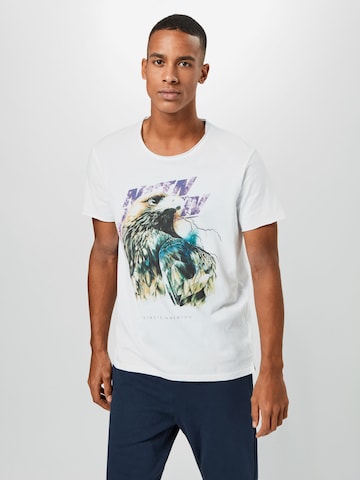 T-Shirt 'Hawk' EINSTEIN & NEWTON en blanc : devant