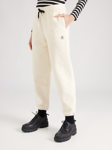 Tapered Pantaloni di TOMMY HILFIGER in beige: frontale