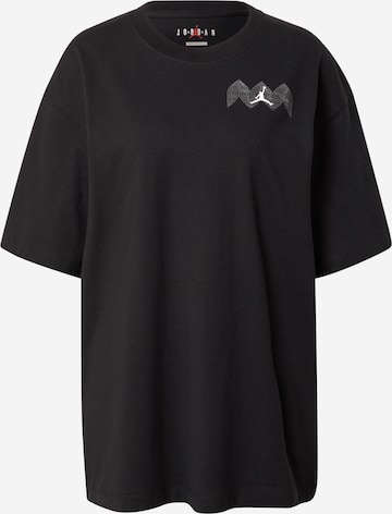 Jordan - Camiseta talla grande en negro: frente