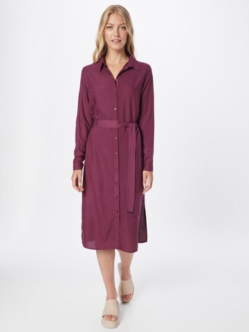 Robe-chemise 'Cammie' PIECES en violet : devant
