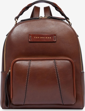 The Bridge Backpack in Brown: front