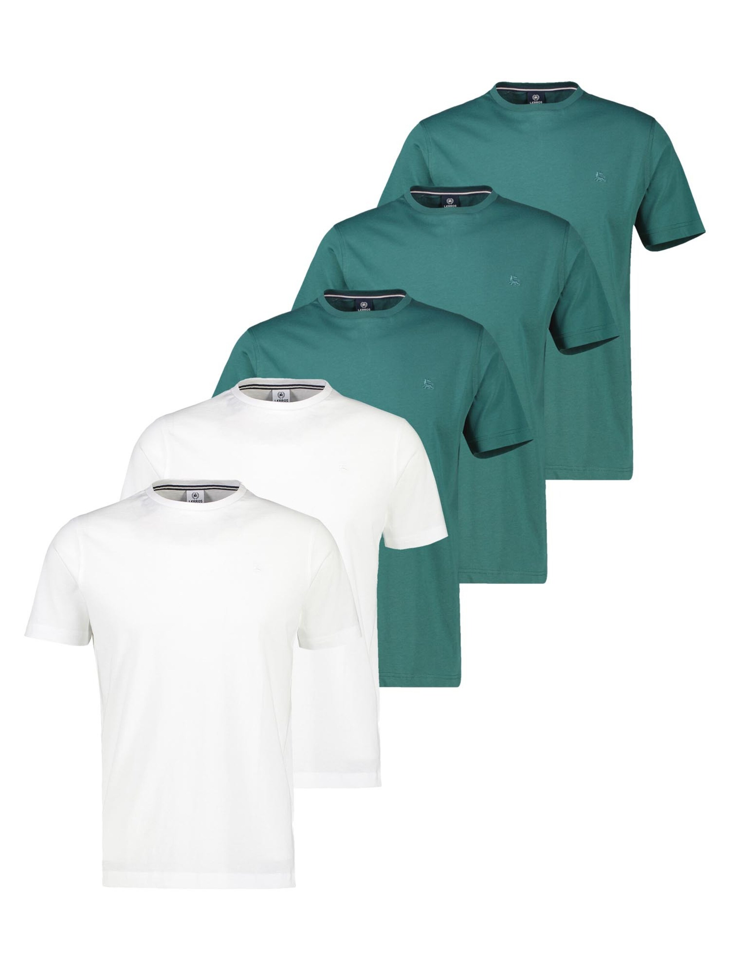 LERROS Shirt 'Basic'‌‌‌‌‌‌ in Grün: Vorderseite