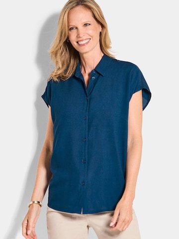 Goldner Blouse in Blauw: voorkant