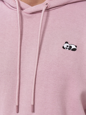 Mikon Μπλούζα φούτερ 'Panda' σε ροζ
