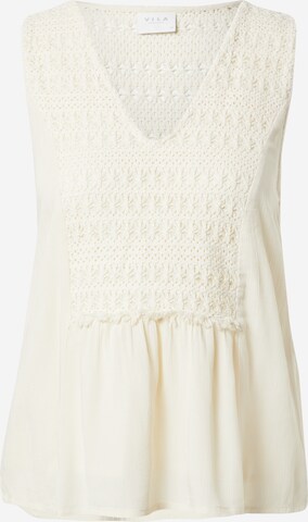 VILA Top in White: front