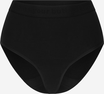 The Female Company Period Panty 'High Waist 2.0' in Schwarz: predná strana