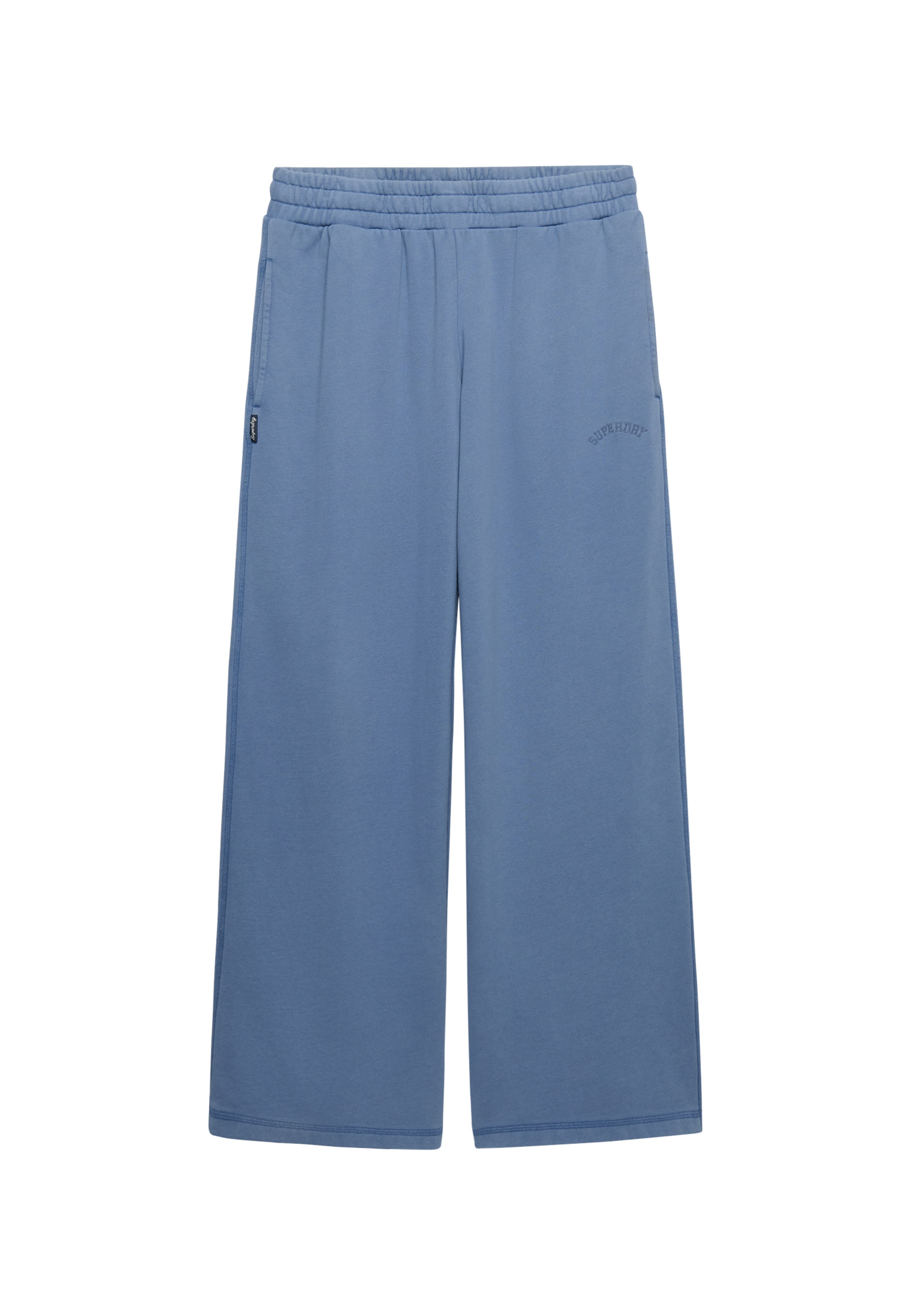 Wide Leg Pantalon 'Essential' Superdry & Co en bleu : devant
