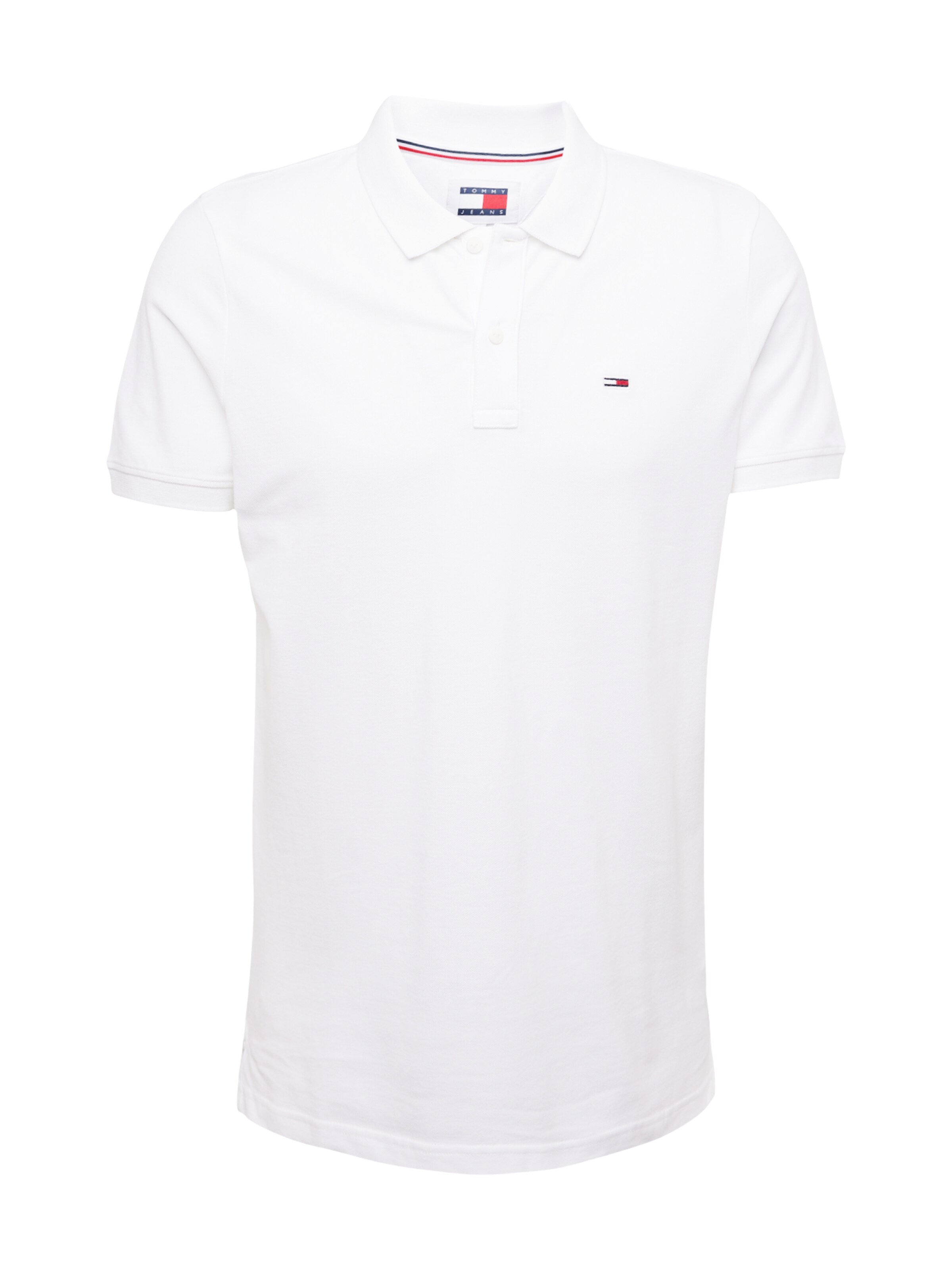 Tricou de la Tommy Jeans pe alb: față