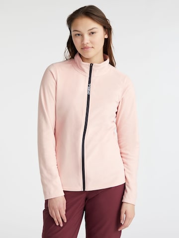O'NEILL Athletic Fleece Jacket in Pink: front