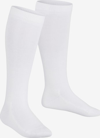 FALKE Socks 'Family' in White: front