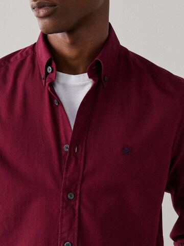 Regular fit Camicia 'Oxford' di Hackett London in rosso