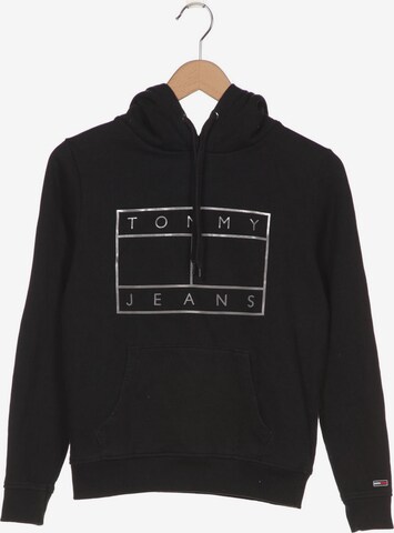 Tommy Jeans Kapuzenpullover XS in Schwarz: predná strana