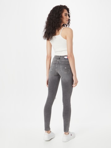 Tommy Jeans Skinny Džíny – šedá